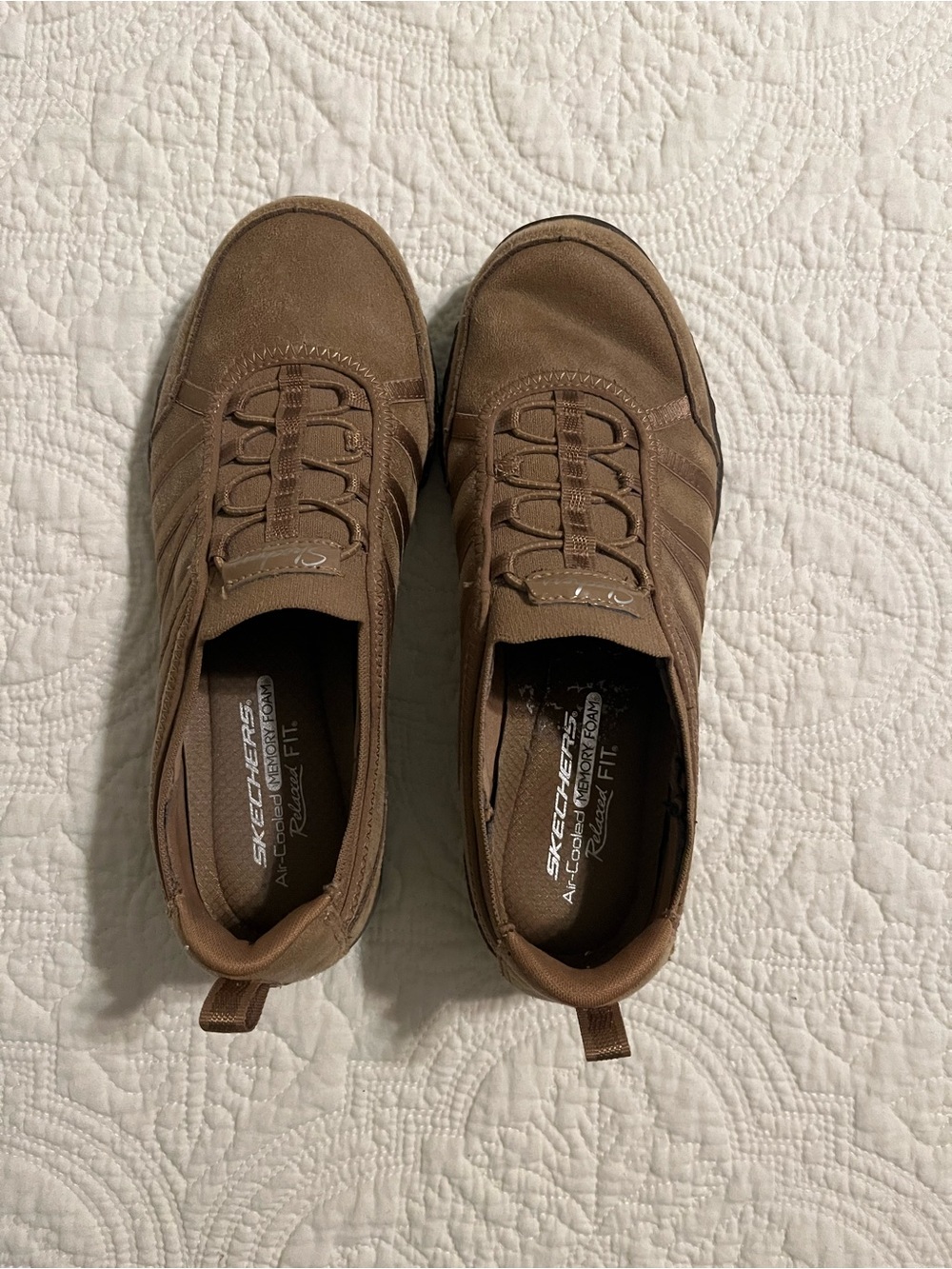 Skechers Women’s Brown Casual Slip-On Sneakers